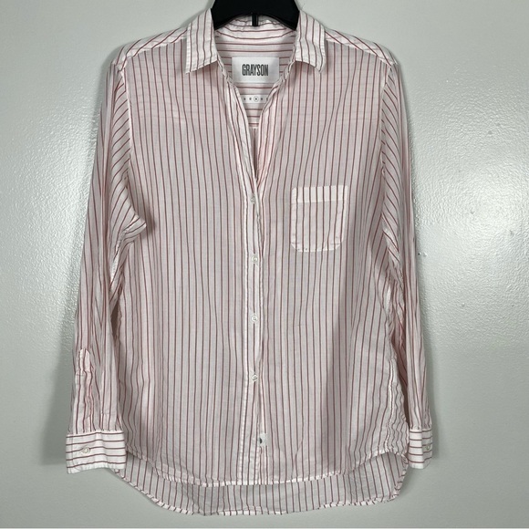 Anthropologie Grayson the Hero cotton button down blouse - Picture 2 of 8